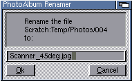PhotoAlbum Rename Requester